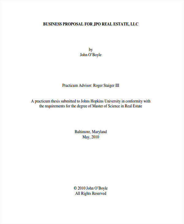 commercial real estate business