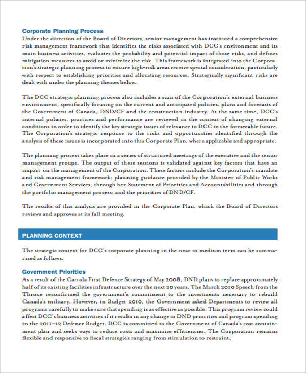 construction company business plan sample doc