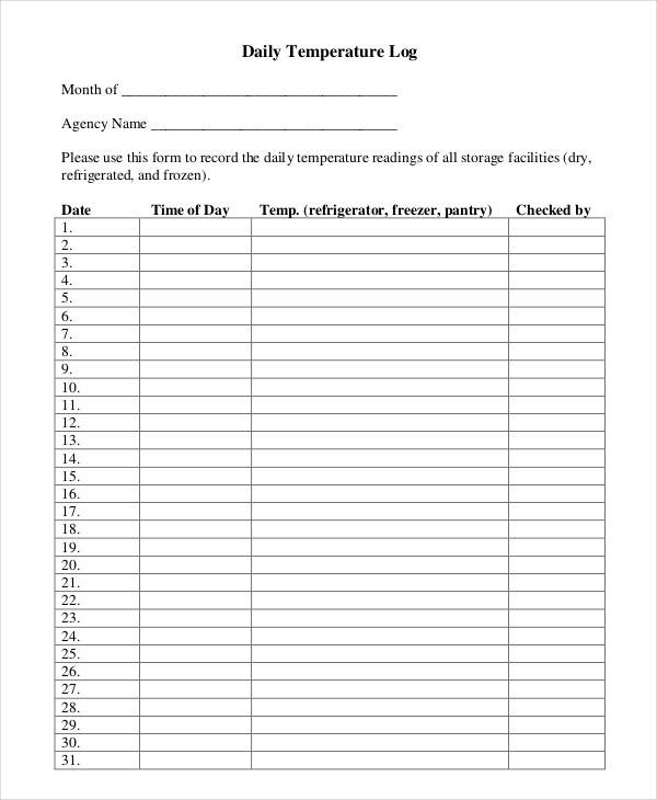 FREE 39 Log Templates In PDF