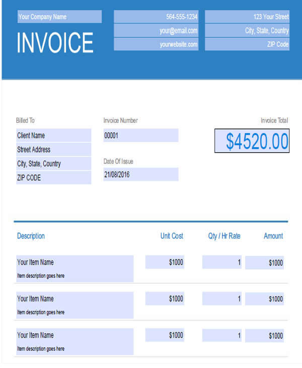 FREE 5  Work Receipt Templates in MS Word PDF