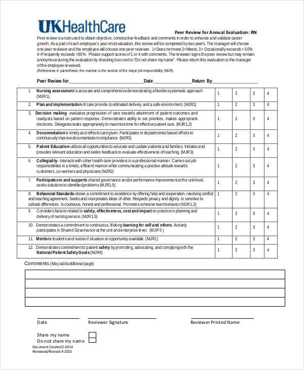 employee peer evaluation form1