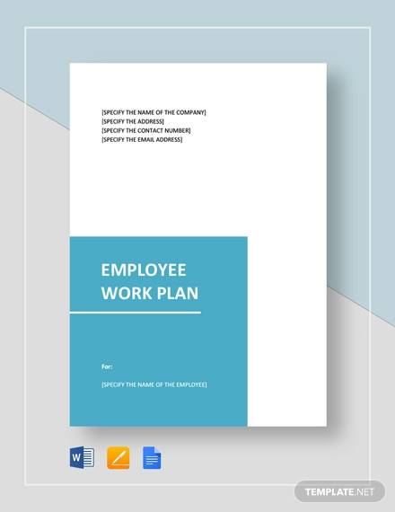 employee work plan template