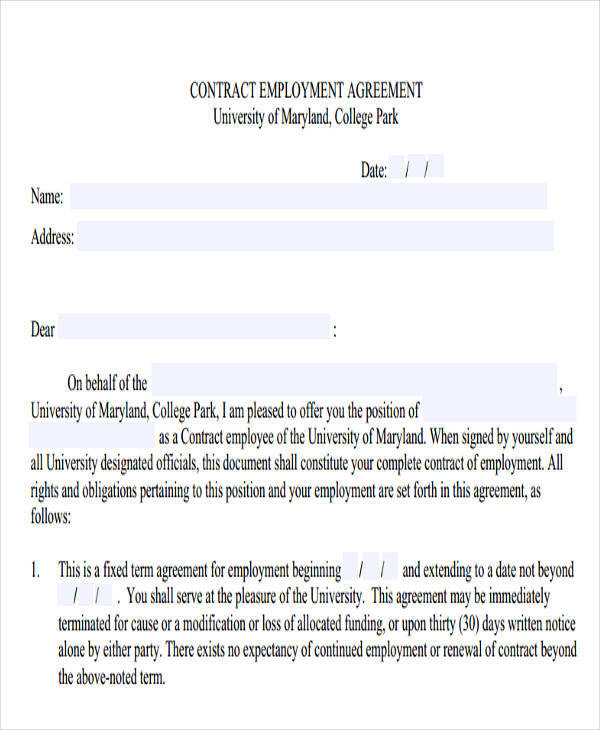 employment agreement contract2