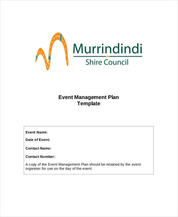 event management plan