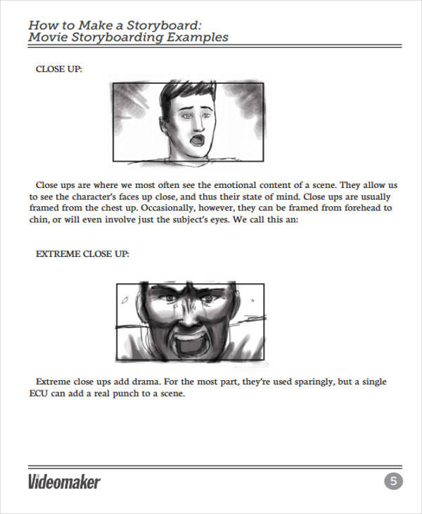 FREE 35+ Sample Professional Storyboard Templates in MS Word | PDF