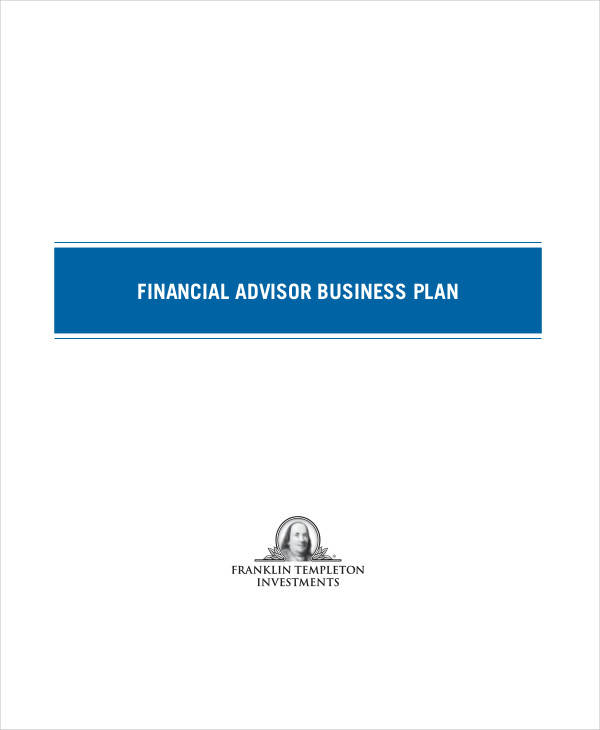 financial advisor business plan example