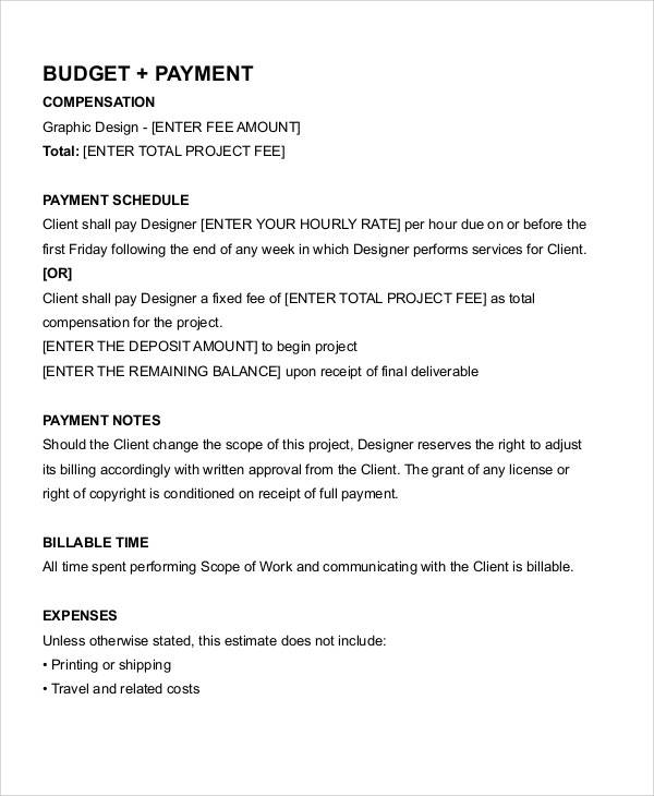 freelance design contract