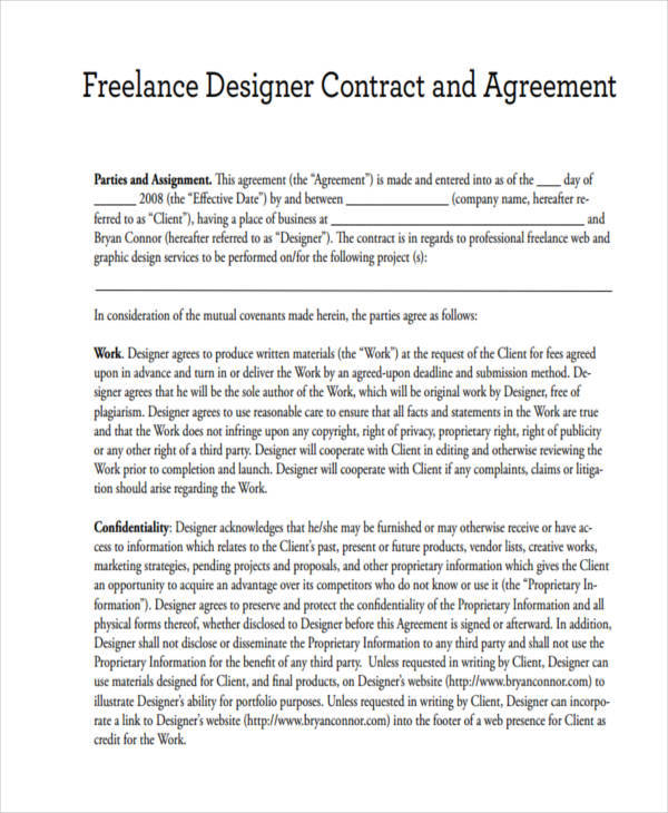 photography freelance contract template