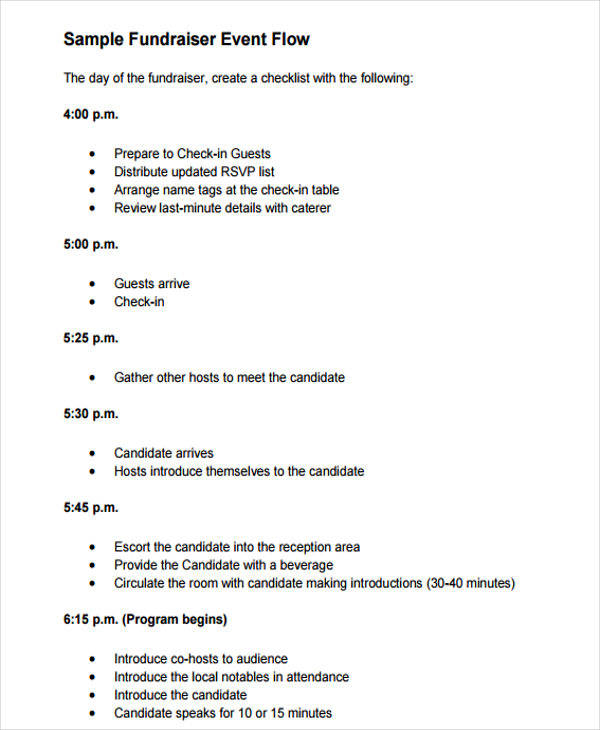 FREE 29 Event Program Samples Templates In PDF MS Word