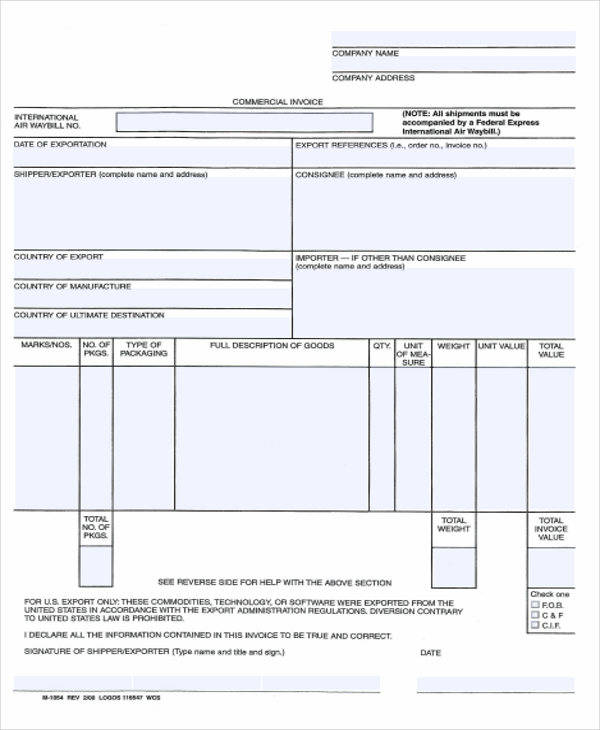 FREE 9+ Generic Invoice Templates in PDF