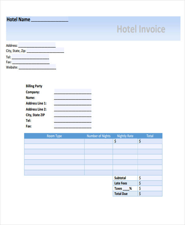 hotel invoice1