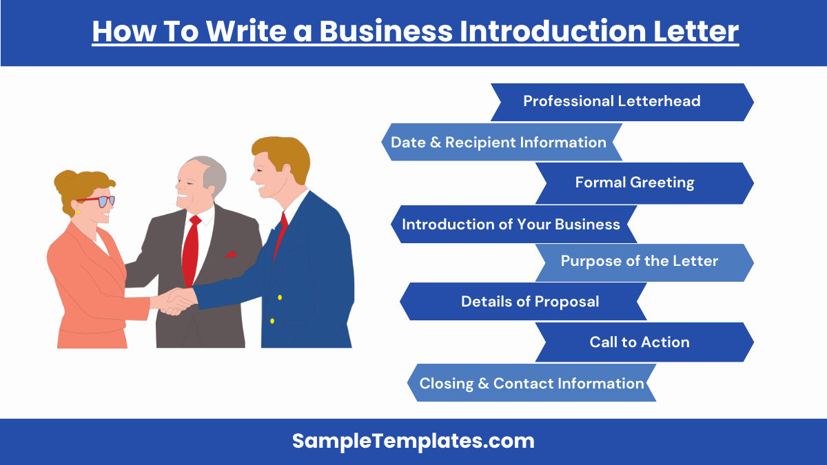 how to write a business introduction letter