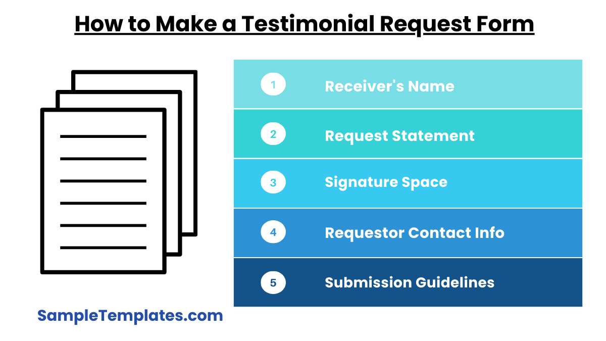 how to make a testimonial request form
