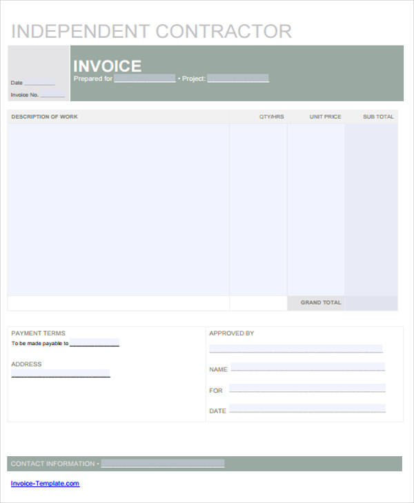 FREE 10 Contractor Receipt Templates In PDF MS Word Google Docs Pages
