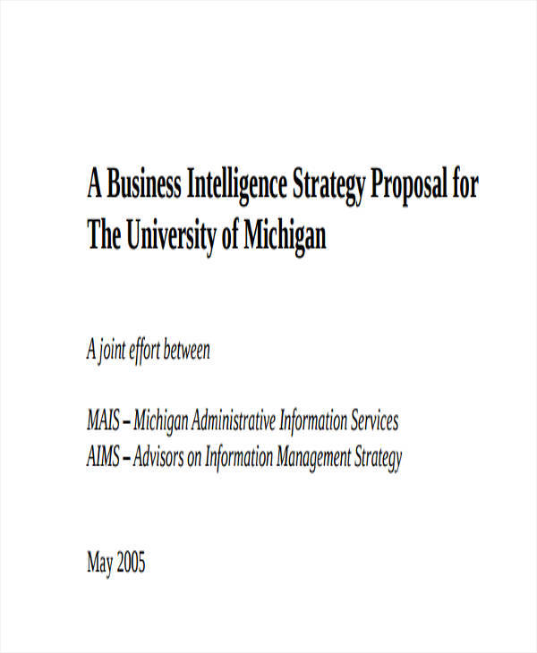 intelligence project proposal1