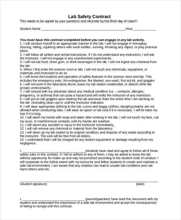 Safe Agreement Template