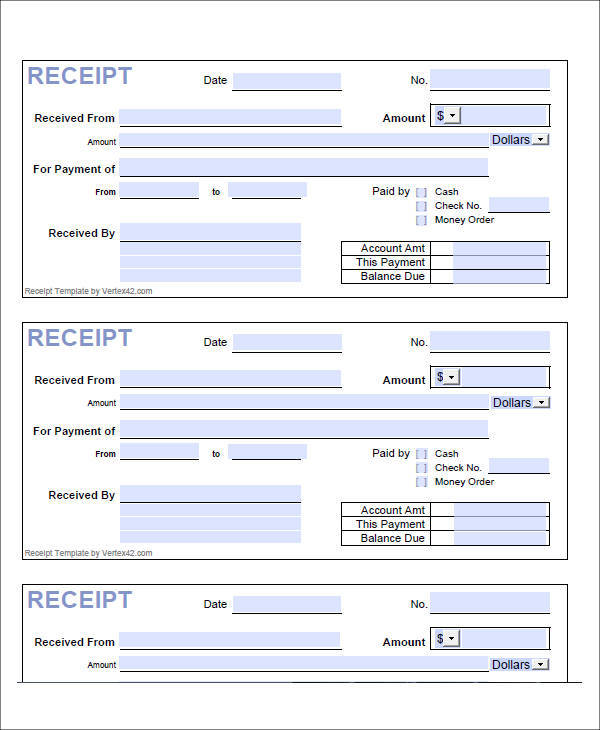 free 8 loan receipt templates examples in ms word  pdf