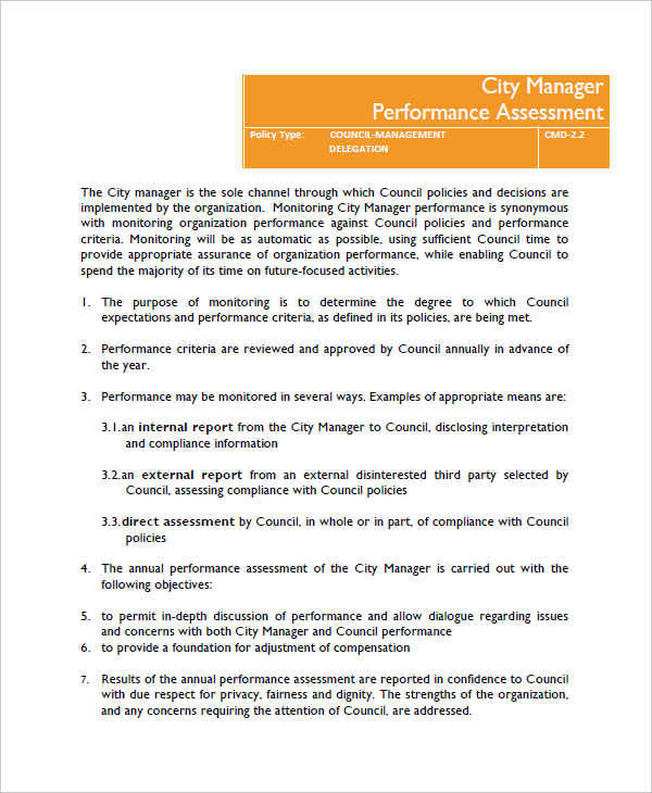 manager performance