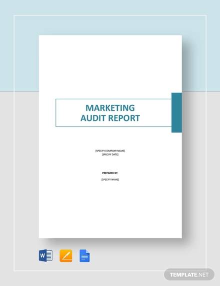 marketing audit report 