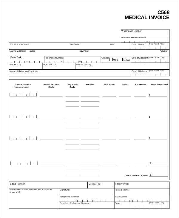 FREE 5 Medical Receipt Templates In PDF