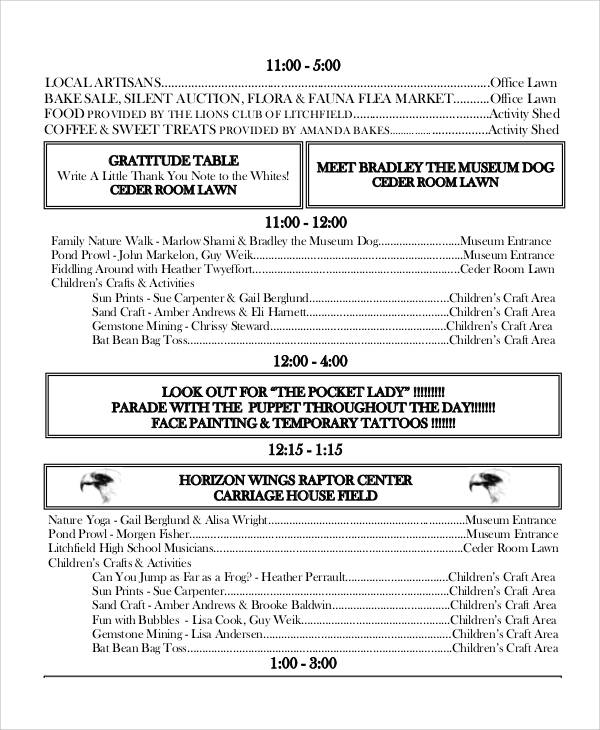 memorial event program2