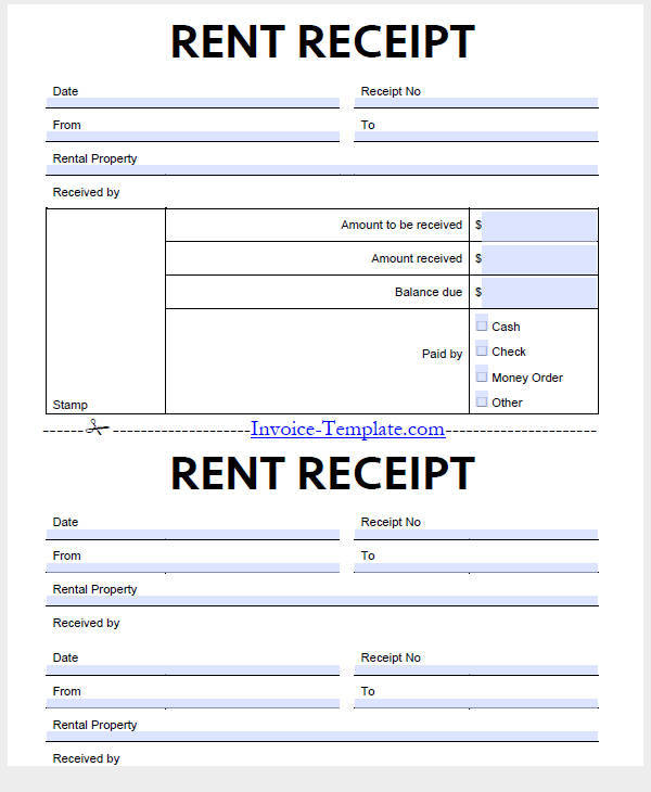monthly rent invoice1