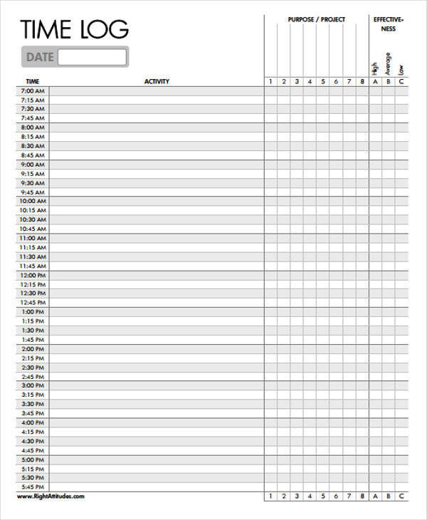 office time log1