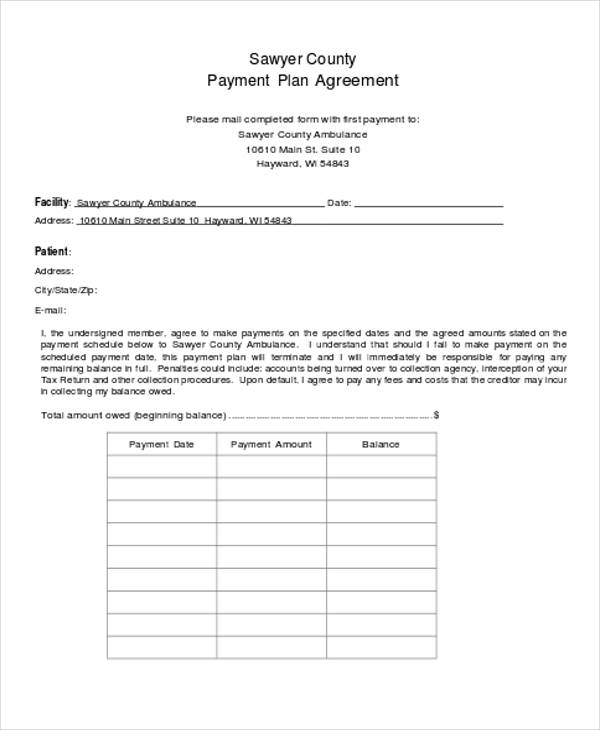 FREE 8 Payment Contract Samples Templates In PDF MS Word Excel