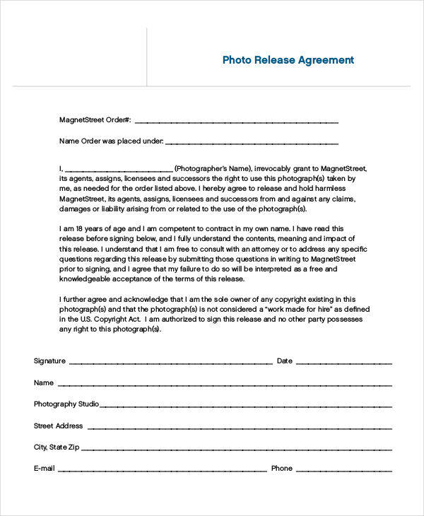 FREE 13+ Release Agreement Templates in PDF MS Word