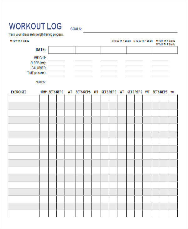 FREE 37+ Log Templates in MS Word