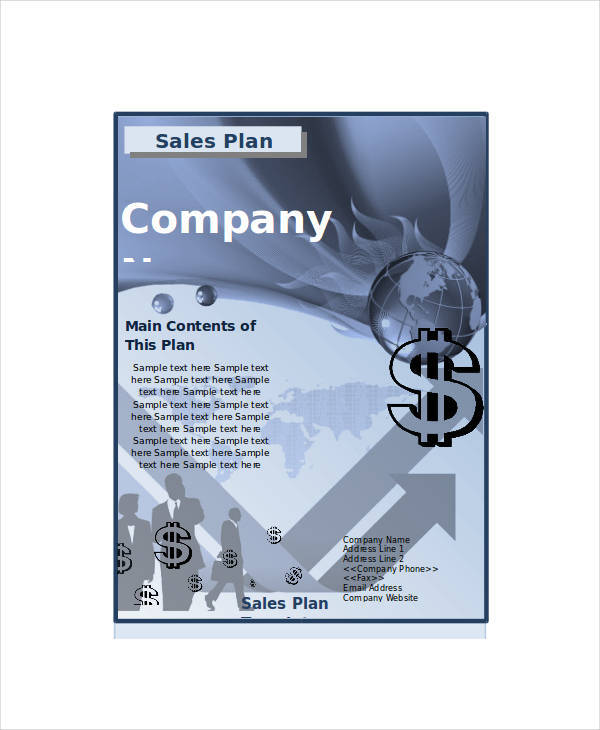 product sales plan