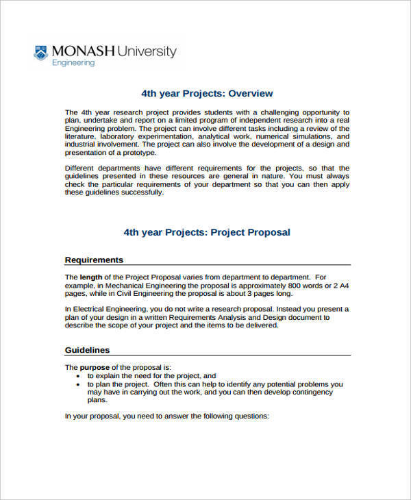 research proposal sample for masters in civil engineering