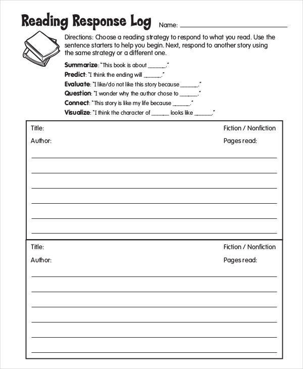 reading response log1