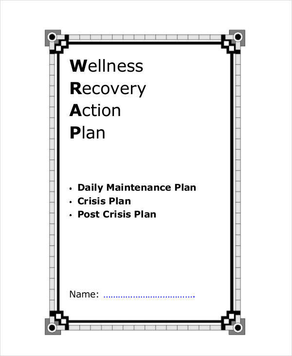 FREE 6+ Recovery Plan Examples & Samples in PDF MS Word