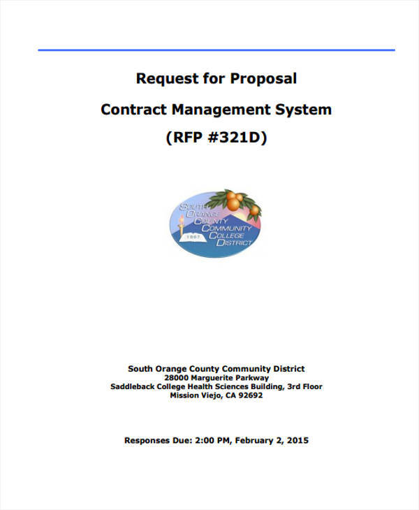 request for proposal contract