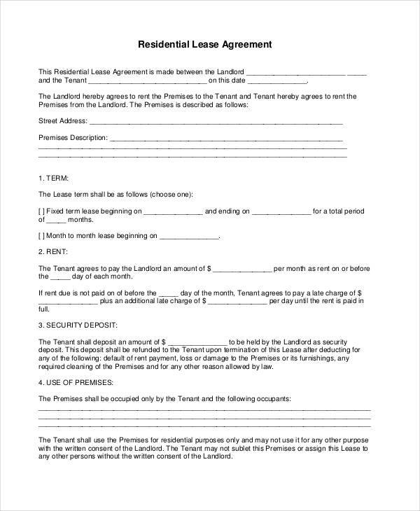 residential lease contract1