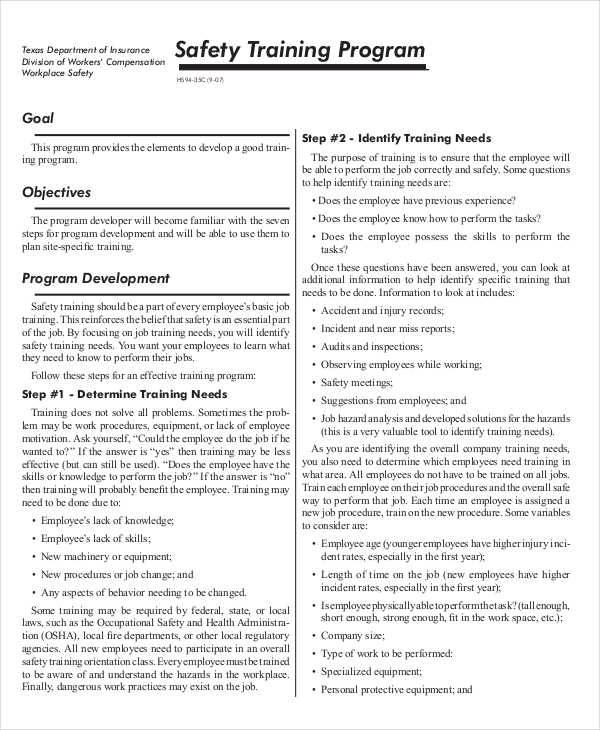 Hse Program Template