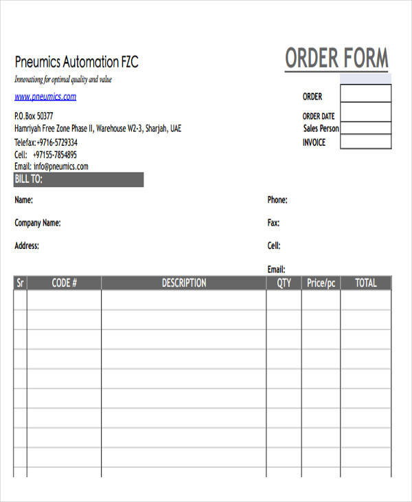 sales order invoice