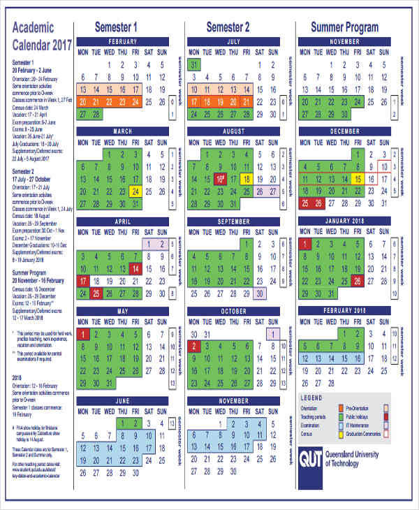 sample academic calendar1