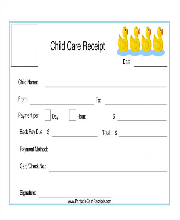 Babysitting Invoice Excel Excel Templates