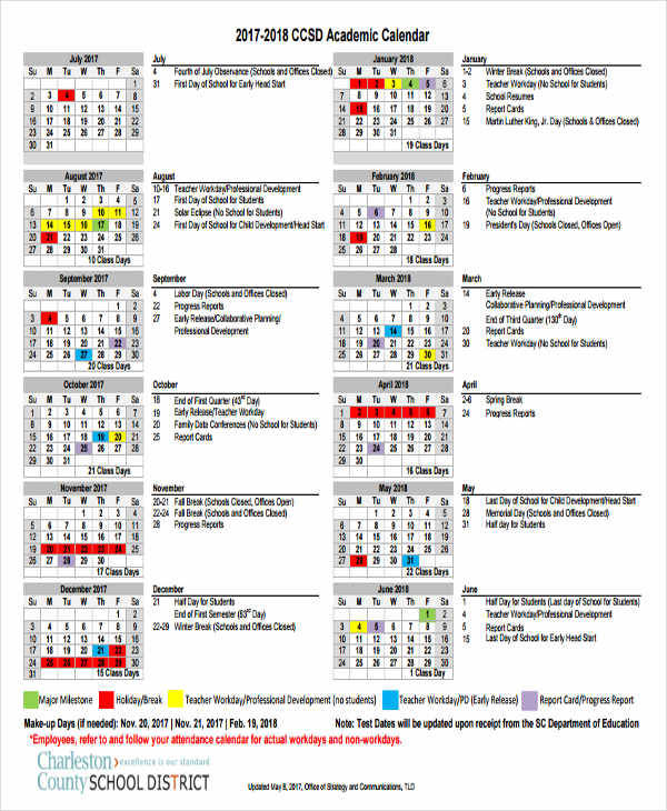 Academic Calendar 24-25 Printable