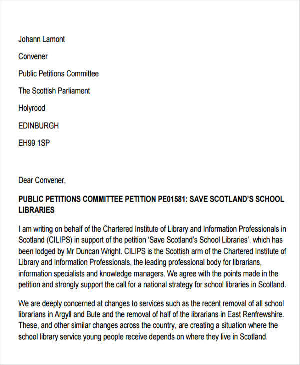 FREE 8 School Petition In PDF