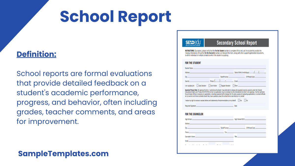 School Reports