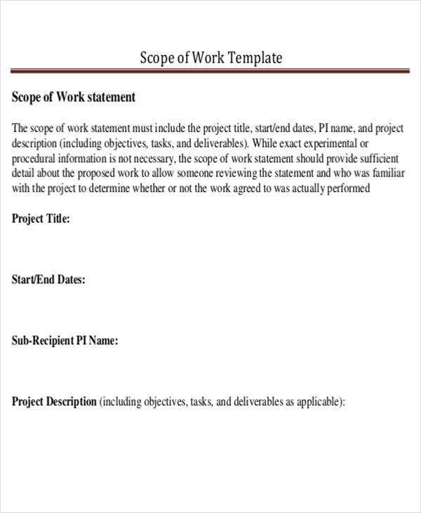 scope of work statement1