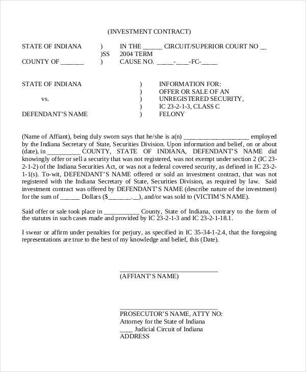 secured investment contract1