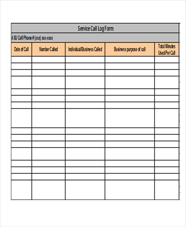 Excel Call Log Template from images.sampletemplates.com