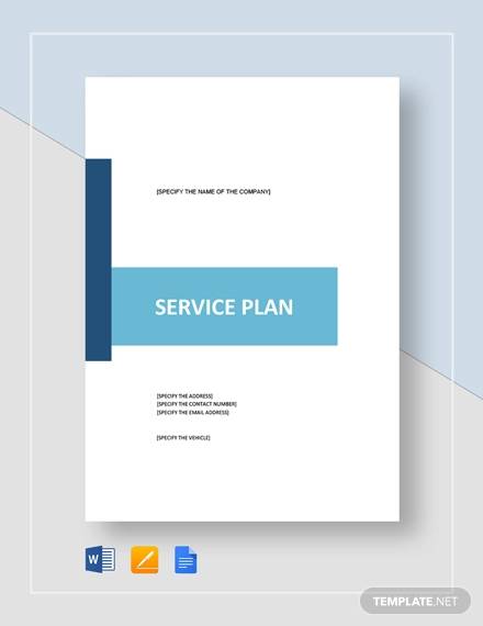 service plan template
