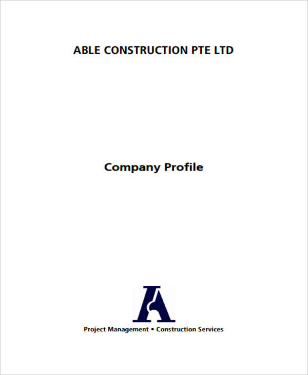 small construction company profile