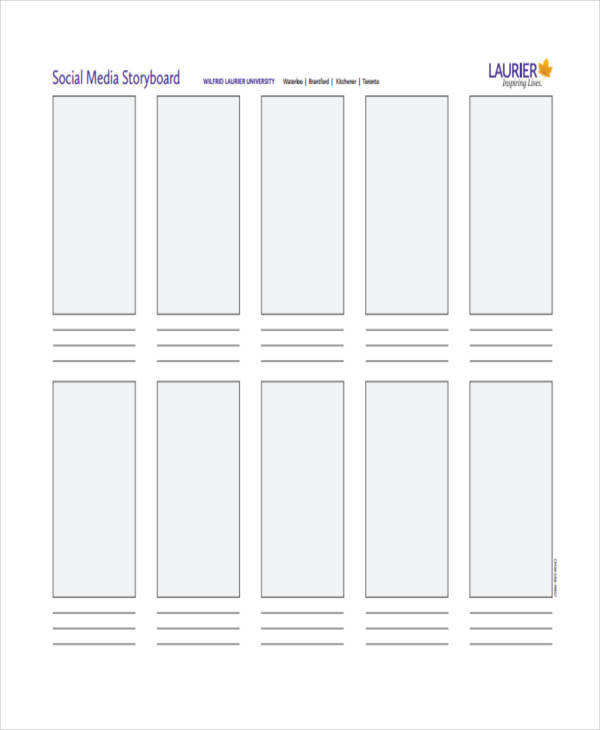 FREE 7 Media Storyboard Templates In PDF