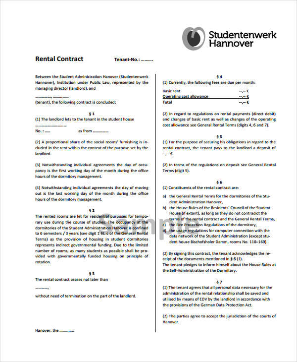 student rental contract1